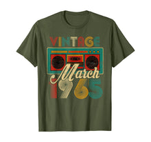 Load image into Gallery viewer, March 1965 Limited Edition Vintage Gifts 55th Birthday T-Shirt-407294