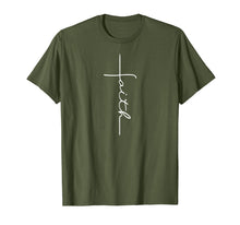 Load image into Gallery viewer, Faith Cross T-Shirt Christian T Shirt for Men Women Kids
