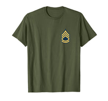 Load image into Gallery viewer, US Army Sergeant First Class OR7-E7 Rank insignia T-shirt