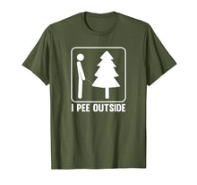 Load image into Gallery viewer, I Pee Outside Funny Camping T-Shirt