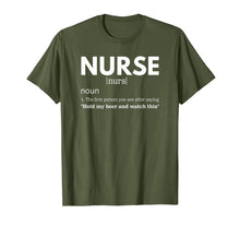 Load image into Gallery viewer, Funny Nurse Definition T-Shirt