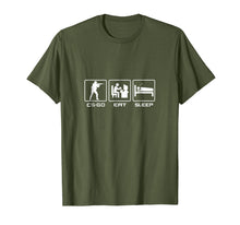 Load image into Gallery viewer, CS Eat Sleep GO Counter Ggwp Playing Gaming Gift tshirt