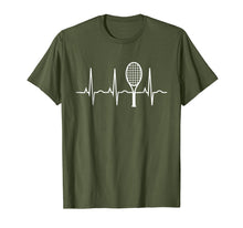 Load image into Gallery viewer, Tennis Heartbeat Shirt Best Tennis Gift Tee for Players Fans