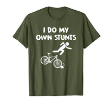 Load image into Gallery viewer, Bicycle Shirts I Do My Own Stunts BMX Biker Holiday Gifts