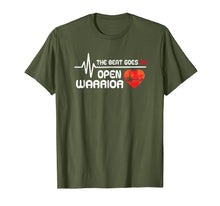 Load image into Gallery viewer, Post Heart Surgery Bypass Recovery Tshirt Open Heart Warrior