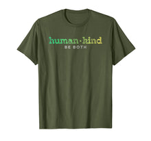 Load image into Gallery viewer, Humankind Human Kind Be Both Shirt Distressed Vintage Gift