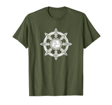Load image into Gallery viewer, Dharma Wheel Buddhist Meditation Yoga Buddha T-Shirt