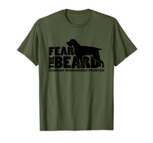 Load image into Gallery viewer, Fear the Beard - German Wirehaired Pointer T-Shirt