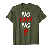 Load image into Gallery viewer, No pain no gain Funny Arabic Motivational Gym T-shirt