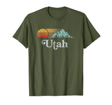 Load image into Gallery viewer, Utah Vintage Mountain Sunset Eighties Retro Graphic Tee