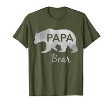 Load image into Gallery viewer, Mens Papa Bear T-Shirt Great Gift For Dad, Father, Grandpa