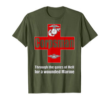 Load image into Gallery viewer, FMF 8404 Navy Corpsman T Shirt Eagle Globe Anchor