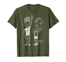 Load image into Gallery viewer, Beavis and Butthead Head Bang Sketch Graphic T-Shirt