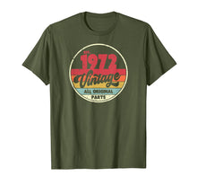 Load image into Gallery viewer, 1972 Vintage T Shirt, Birthday Gift Tee. Retro Style Shirt.