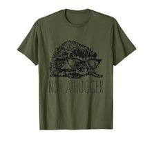 Load image into Gallery viewer, Not a Hugger shirt, Hedgehog T shirt for women teens & kids