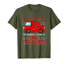 Load image into Gallery viewer, Firetruck I'm Going To Be A Big Brother T-Shirt New Baby