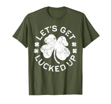 Load image into Gallery viewer, Let's Get Lucked Up T-Shirt Saint Patrick Day Gift Shirt