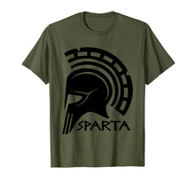 Load image into Gallery viewer, Sparta T-Shirt Spartan Helmet Ancient Greece Greek Military
