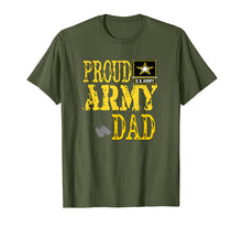 Load image into Gallery viewer, Mens Proud Army Dad Shirt Military Pride T Shirt