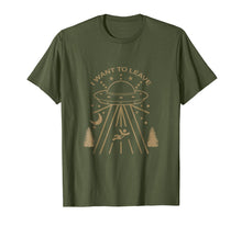 Load image into Gallery viewer, Alien Ufo I Want To Leave Shirt