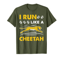 Load image into Gallery viewer, Cheetah Shirt - I Run Like A Cheetah T shirts