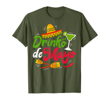 Load image into Gallery viewer, Drinko de Mayo T Shirt Men Women Mexican Sombrero Drinking