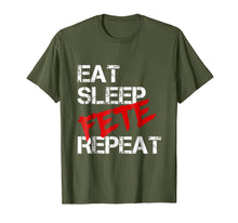 Load image into Gallery viewer, Eat Sleep Fete Repeat T-shirt