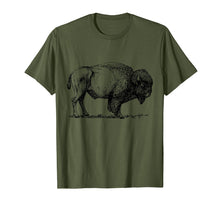 Load image into Gallery viewer, Buffalo T-Shirt American Bison Classic Print Tee