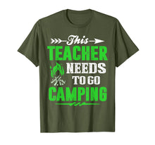 Load image into Gallery viewer, Funny Camping Tshirt for Teachers Gift Shirt for Teachers