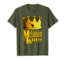 Load image into Gallery viewer, AFRICAN AMERICAN KING BIRTHDAY T-SHIRT MAN MELANIN COUPLE