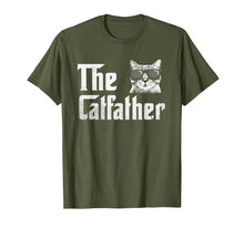 Load image into Gallery viewer, Mens The Catfather T-Shirt Funny Father's Day Gift for Cat Daddy