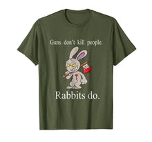 Load image into Gallery viewer, Happy Easter Bunny Rabbit Zombie Shirt- Funny Rabbit TShirt