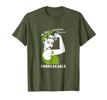 Load image into Gallery viewer, Lymphoma Warrior Unbreakable - Lymphoma Awareness Shirt