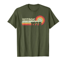 Load image into Gallery viewer, 1970 Vintage T Shirt, Birthday Gift Tee. Retro Style Shirt.
