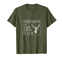 Load image into Gallery viewer, Venison is the New Kale Funny Deer Hunting T Shirt