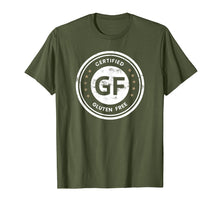 Load image into Gallery viewer, Certified Gluten Free Seal T-Shirt, Funny Grain Free Gift