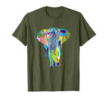 Load image into Gallery viewer, African Colorful Elephant T-Shirt Animal Print For Women