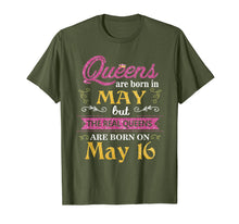 Load image into Gallery viewer, Queens Are Born In May But The Real On May T-Shirt 16