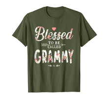 Load image into Gallery viewer, Blessed to be called grammy T-shirt flower style