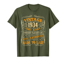Load image into Gallery viewer, Vintage Authentic Made In 1934 85th Birthday Gifts 85 years