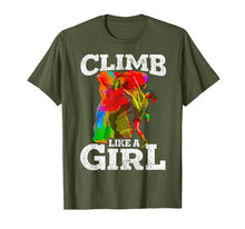 Load image into Gallery viewer, Rock Climbing Bouldering T Shirt Hiking Wall Climber Gift