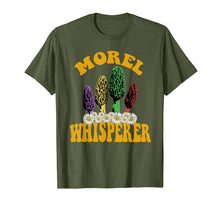 Load image into Gallery viewer, Morel Mushroom Shirt | Funny Retro Vintage MOREL WHISPERER T-Shirt