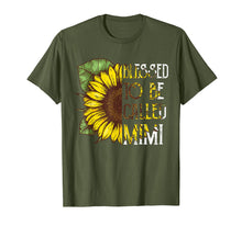 Load image into Gallery viewer, Blessed To Be Called Mimi Sunflower Grandma Mothers Day Gift T-Shirt