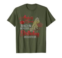 Load image into Gallery viewer, Aries Queen bad & boujee birthday behavior high heel Tshirt