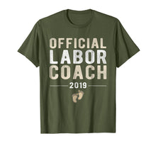 Load image into Gallery viewer, Official Labor Coach 2019 TShirt New Daddy Pregnancy Tee