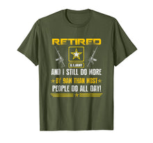 Load image into Gallery viewer, Retired US Army Veteran T-shirt Gift For Veteran Day