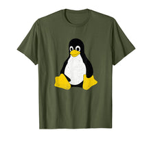 Load image into Gallery viewer, Linux Mascot Tux the Penguin Vintage T-Shirt Men Women Kids