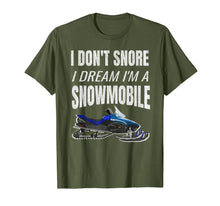 Load image into Gallery viewer, Snowmobile Enthusiast Snorer Distressed Shirt