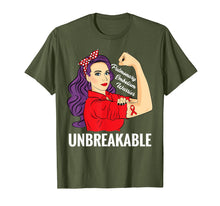 Load image into Gallery viewer, Pulmonary Embolism Awareness T-Shirt PE Warrior Unbreakable