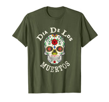 Load image into Gallery viewer, Dia De Los Muertos Day Of The Dead Sugar Skull Costume Shirt